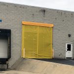 warehouse bay door screens mesh