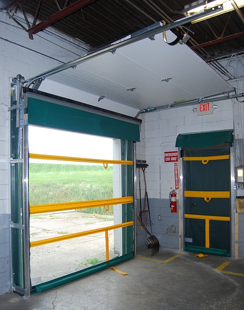 warehouse bug screen mesh doors