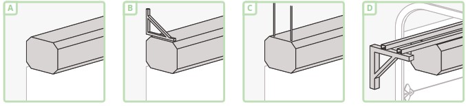 air curtains mounting types