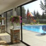 Clear Roll-up Patio Doors