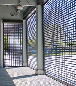 grid doors for stores