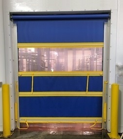 custom large roll up vinyl doors