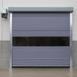 Paylon industrial roll-up door installed in a clean warehouse, representing product options for Comparing Manual vs. Motorized Roll Up Doors for Industrial Use