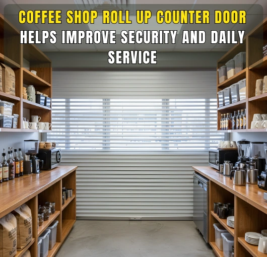 “Coffee shop Roll Up Counter Door helps improve security and daily service with organized counter workflow”