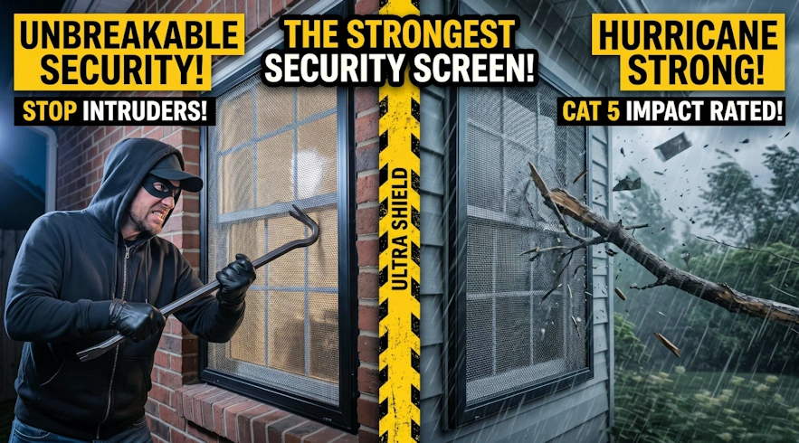 Inexpensive security screen resized